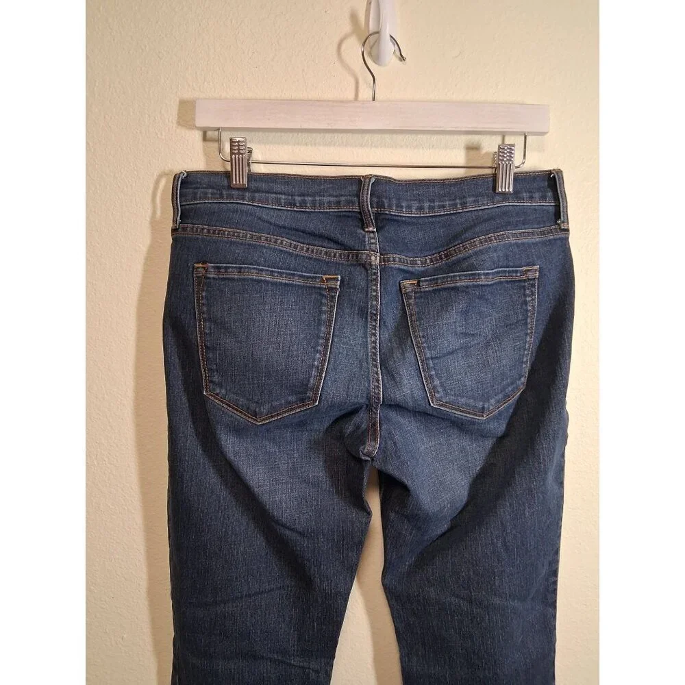 Old Navy Original Boot Cut Denim Blue Jeans Women's Size 8